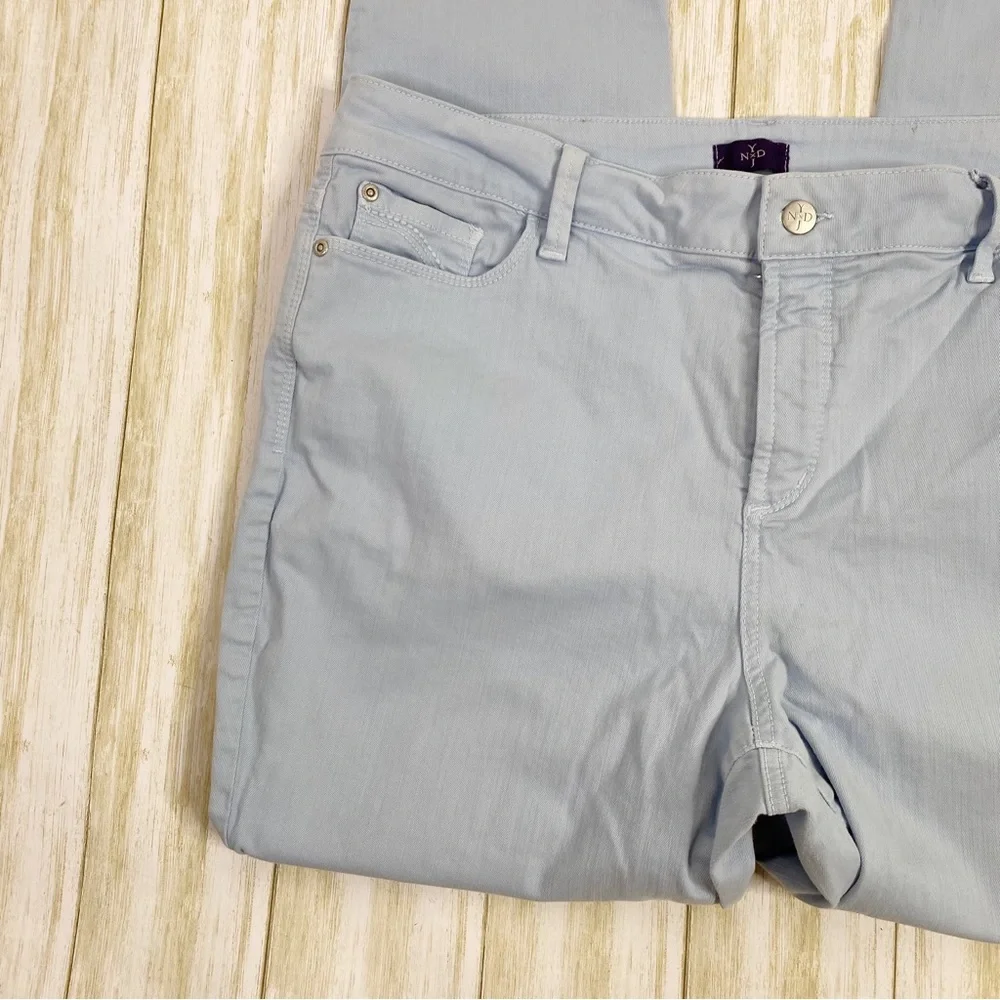 NYDJ Powder Blue Denim Ankle Jeans